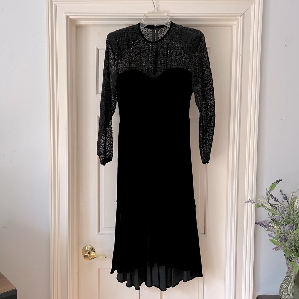 Vintage velvet dress